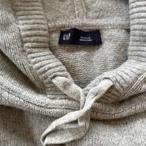 GAP Light Gray Knit Hoodie